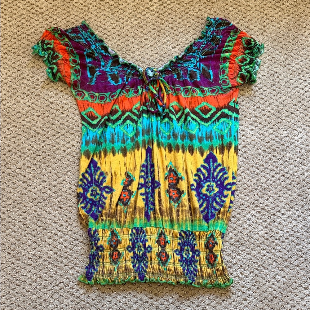 ‼️ Colorful Bohemian Top ‼️